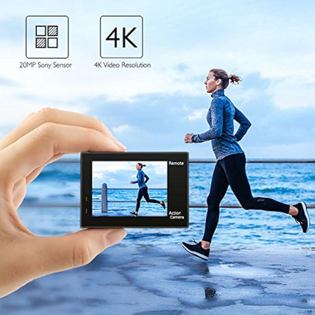 Cámara de acción con Wifi sensor Sony Ultra HD sumergible