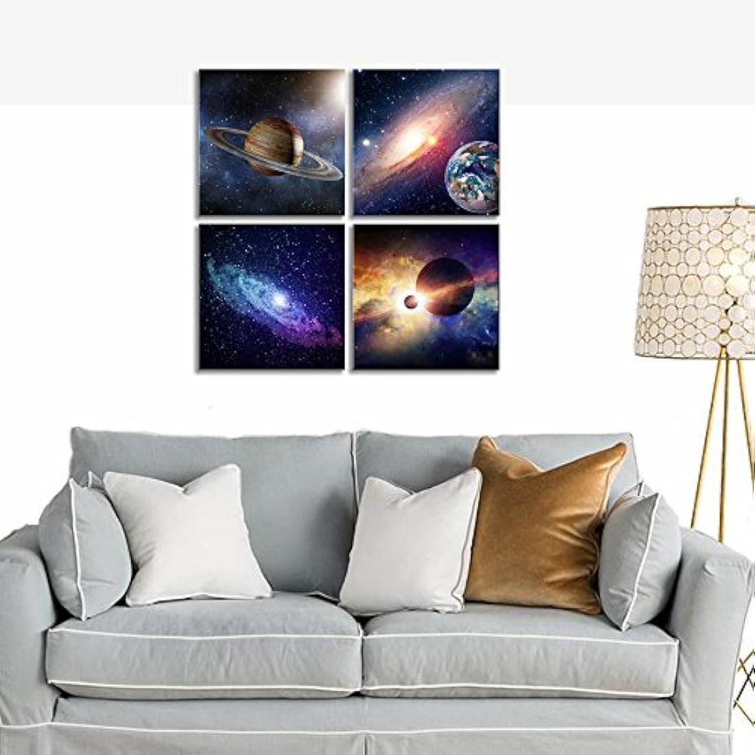Pinturas sobre lienzo para recámara hogar decoraciones