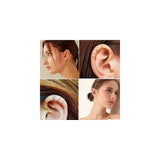 Aretes de plata sin perforación para mujeres