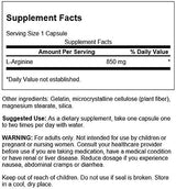 Suplemento Swanson Aminoácido L-Arginina Super-Strength 90 u