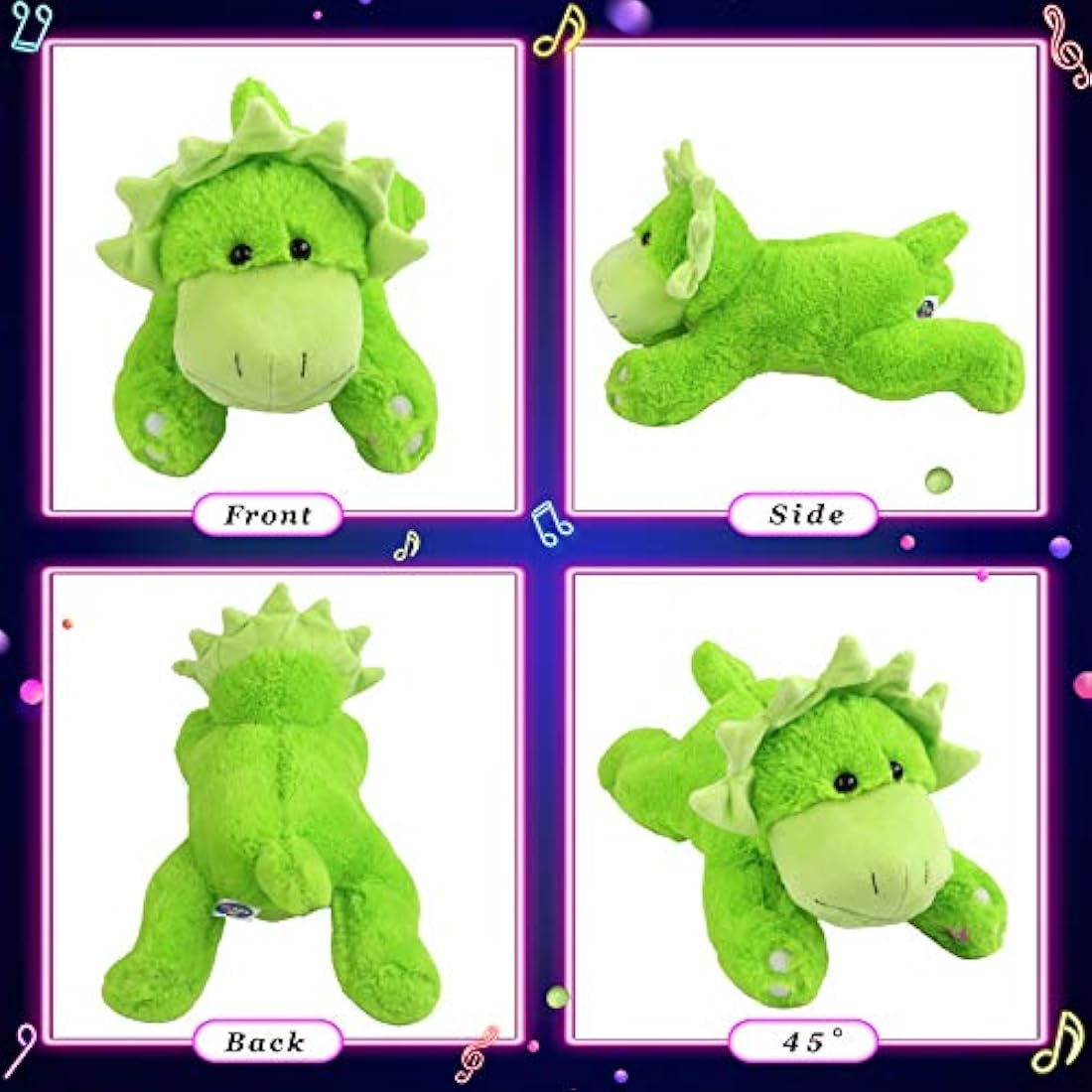 Almohada de peluche con luz LED de 15 pulgadas