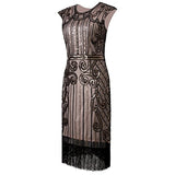 Disfraces vestido largo inspirado en 1920 de Gatsby