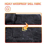 Saco de dormir, para mochila, ligero, impermeable, para clima frío, campamento, senderismo, viajar, cacería, con bolsa de compresión, para adulto y niño