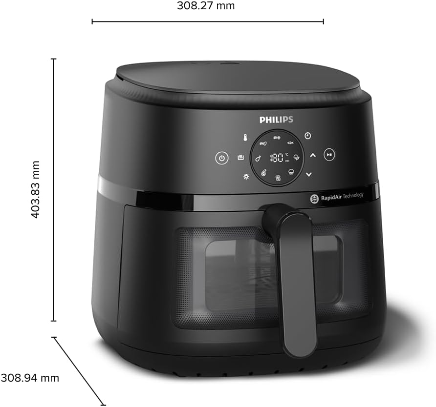Freidora de aire Philips 2000 Series 13 en 1, 6.6 Qt, NA230/00