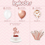 Kit de decoración de fiesta para niña (52 piezas)