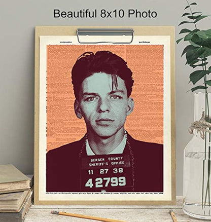 Poster Cartel de Frank Sinatra 8 x 10, foto de arte