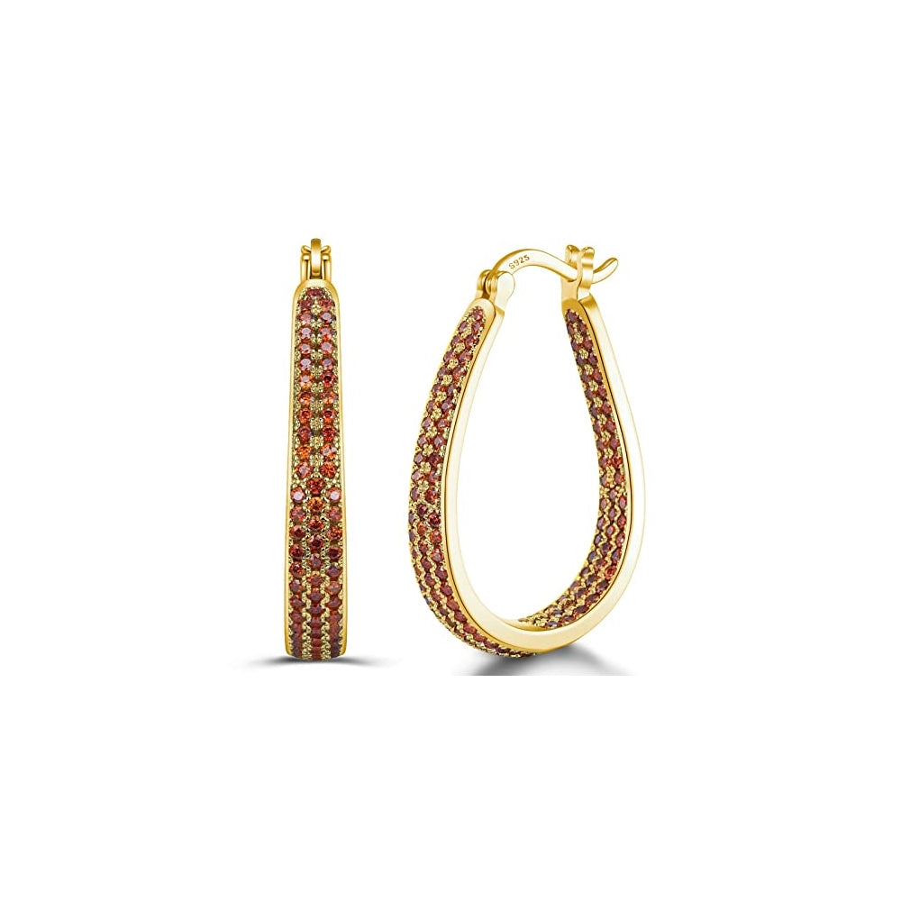 Aretes colgantes de plata con varilla para mujeres