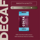 Café Molido Costa Coffee, Descafeinado Colombiano, 12oz