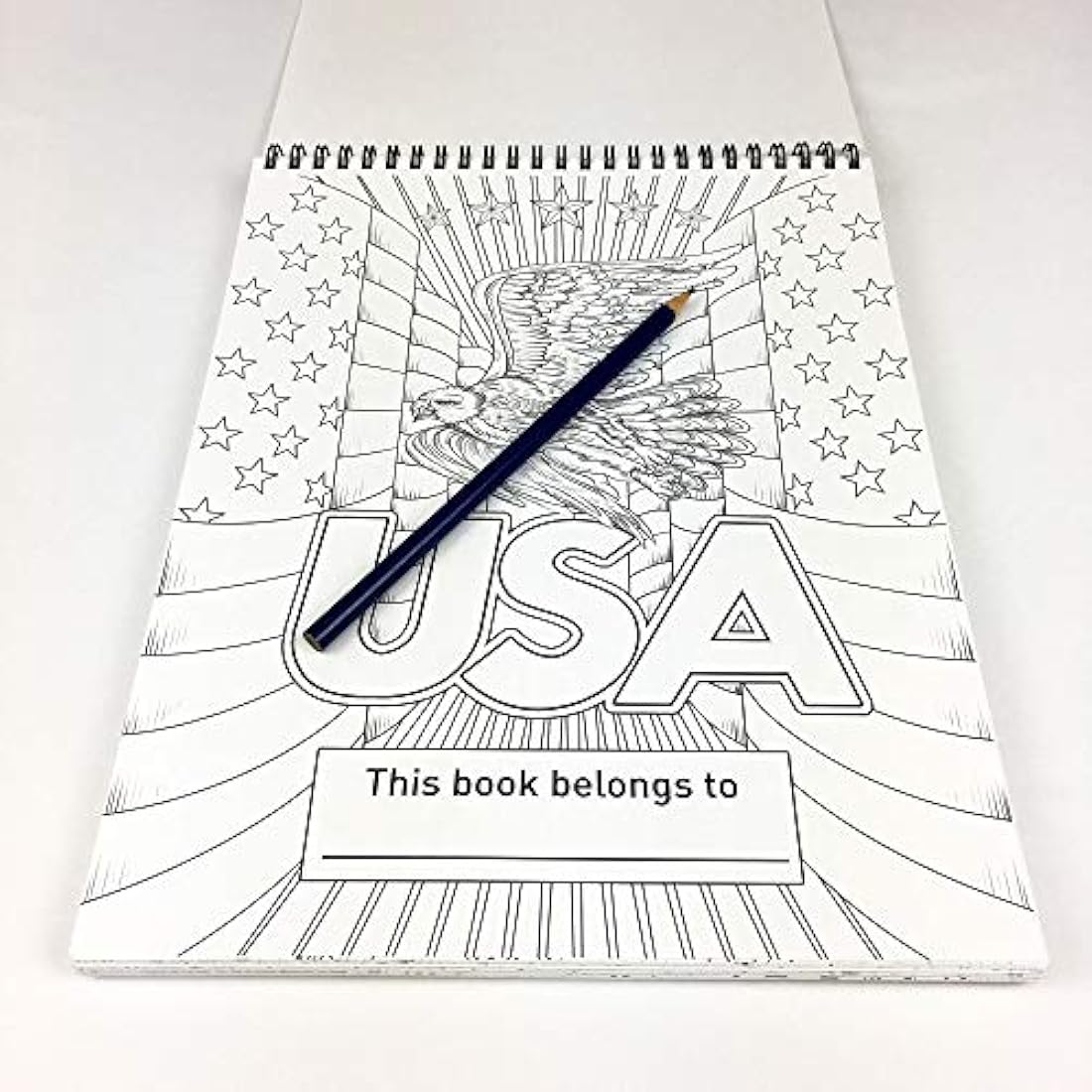 Libro de colorear para adultos de Estados Unidos: 50 diseños