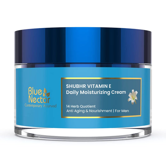 Crema facial para hombres Blue Nectar antienvejecimiento