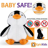 Pinguino de peluche para bebés y niños