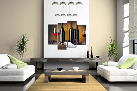 Pintura para pared de vino de uva en botella First Wall Art