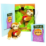 Peluche perezoso + libro