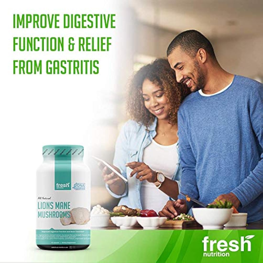 Cápsulas orgánicas para el cerebro Fresh Nutrition