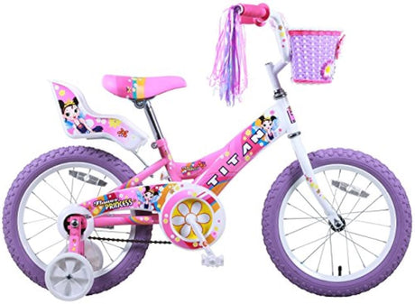 Bicicleta BMX diseño de flores Rosada