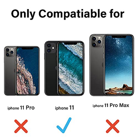 OTOFLY Funda para iPhone 11, ultra delgada, de gel de silicona líquida con protección completa antiarañazos, a prueba de golpes, compatible con iPhone 11 (gris espacial)