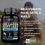 Péptidos de colágeno puro Píldoras de colágeno 360 cápsulas