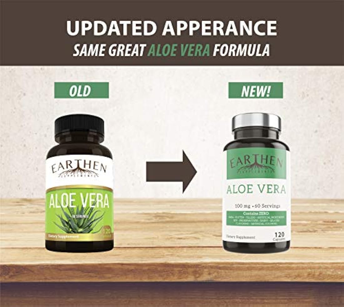Suplemento aloe vera orgánico equivalente a 20,000 mg- RAW
