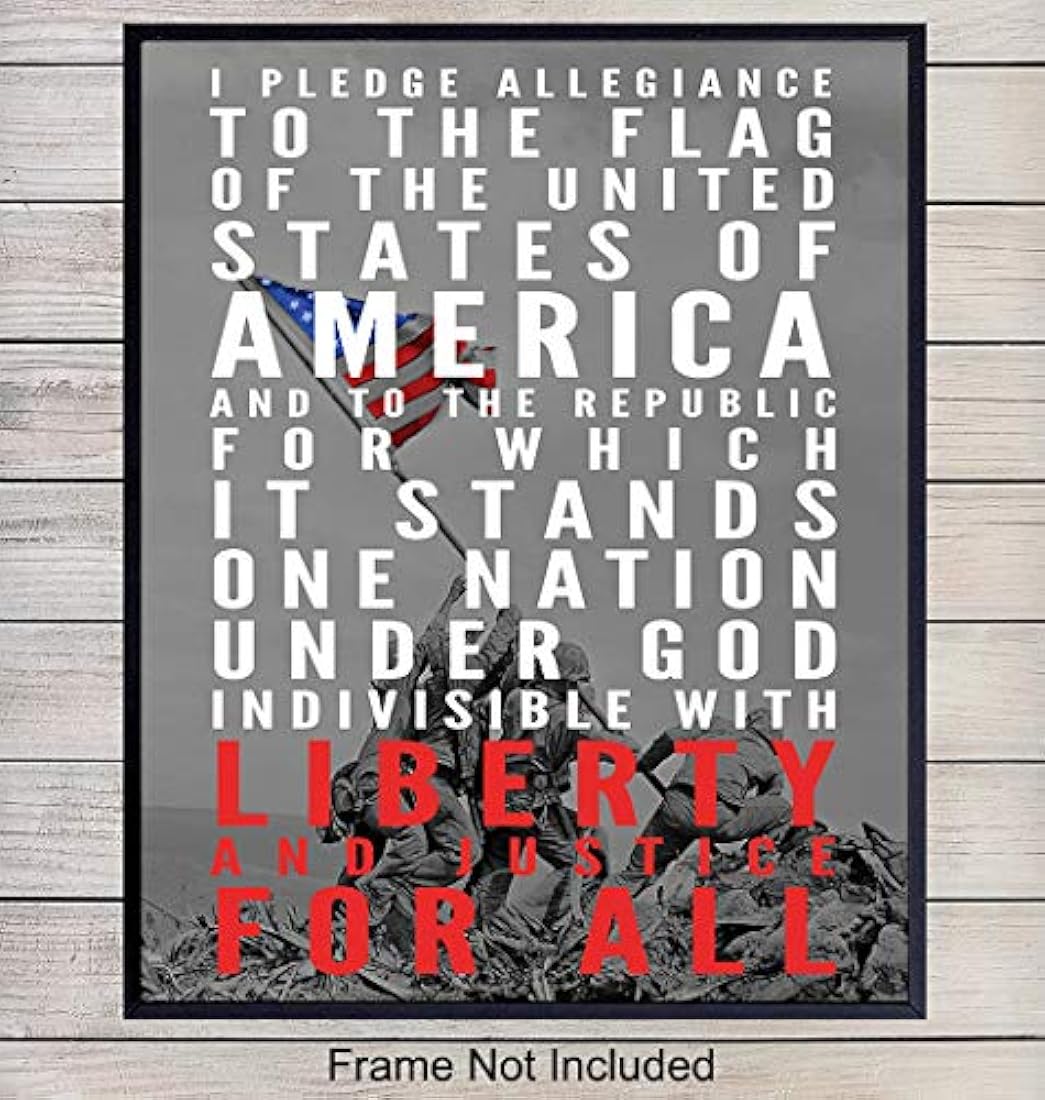 8x10 American Pride Wall Art Poster, decoración de hogar,