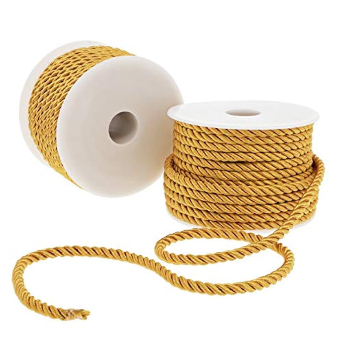 Cuerda trenzada de nailon para cordel de 18 yardas oro