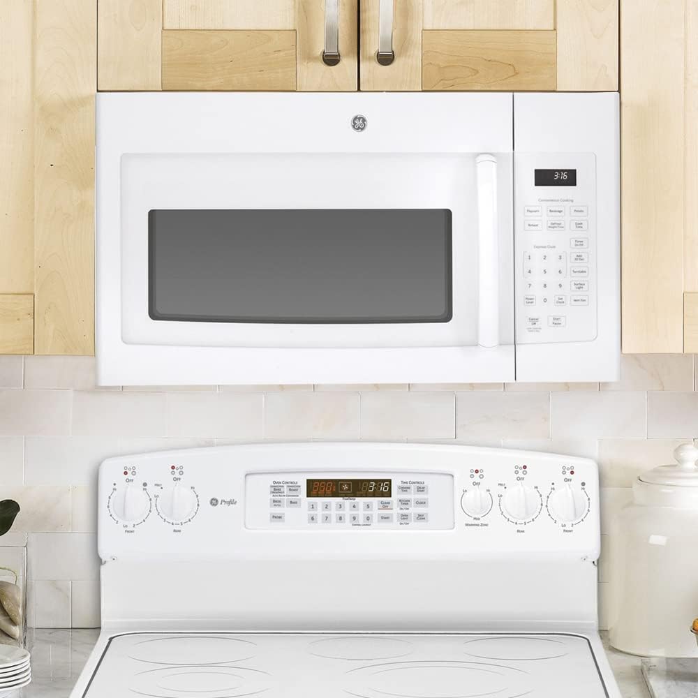 Microondas GE 1.6 Cu. Ft. Sobremesa JVM3160DFWW - Paquete CPS 2 Años