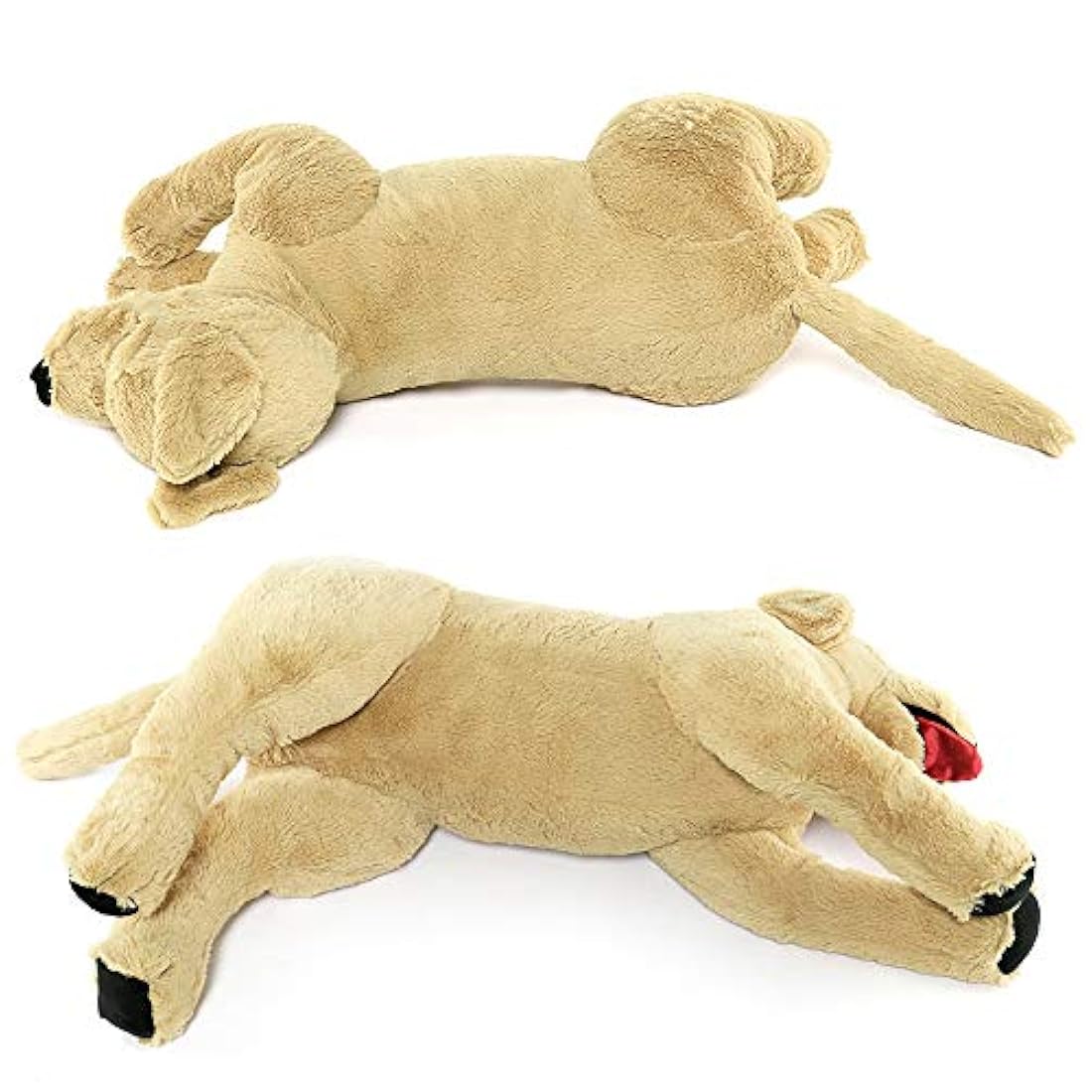 Peluche de peluche con diseño de perro dorado