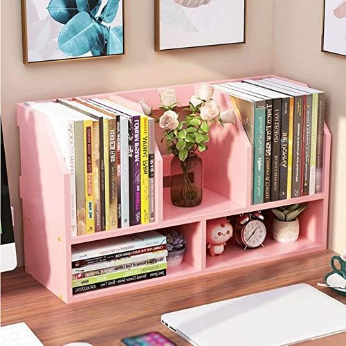 Estante de Madera 2 Niveles Bookshelf, Moderno y Minimalista