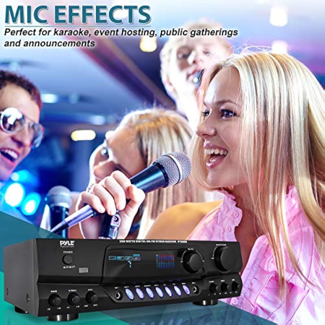 Amplificador de potencia de audio PYLE-HOME PT260A