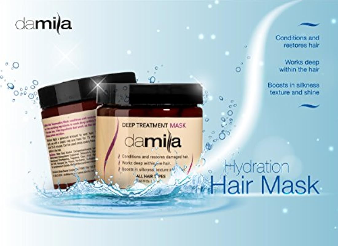 Máscara de hidratación del cabello.