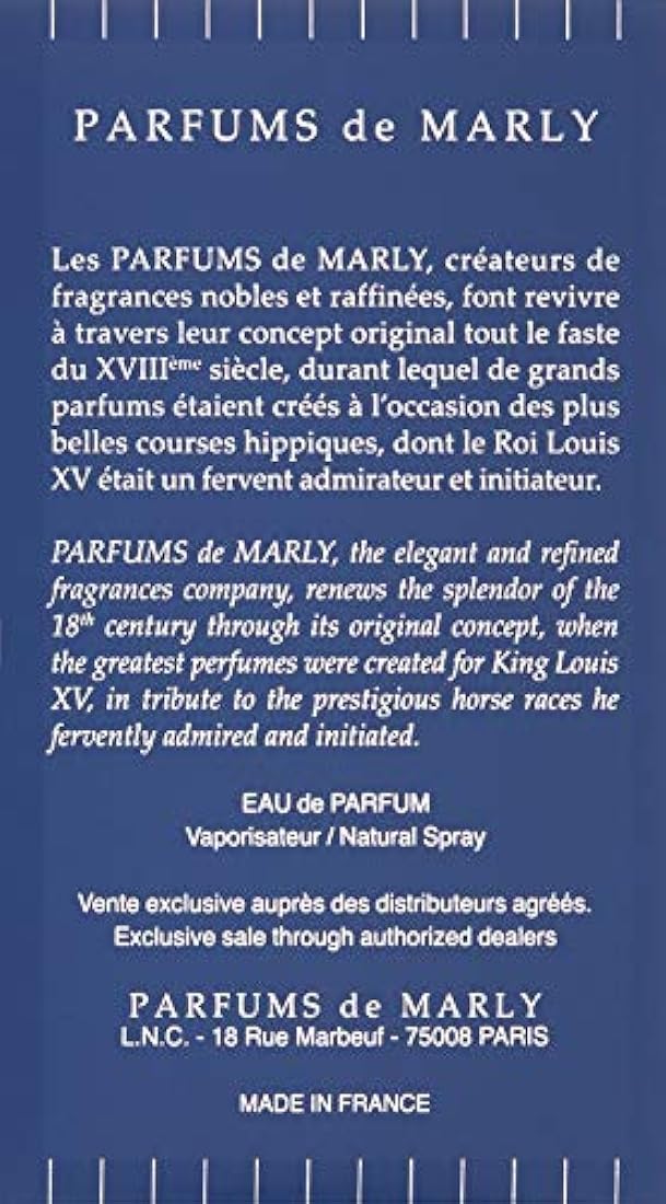 Perfumes de Marly.