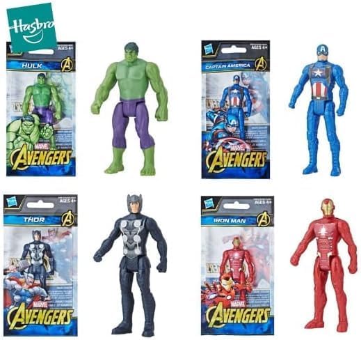 Figuras de Acción Marvel Avengers - Hulk, Thor, Iron Man, Cap.