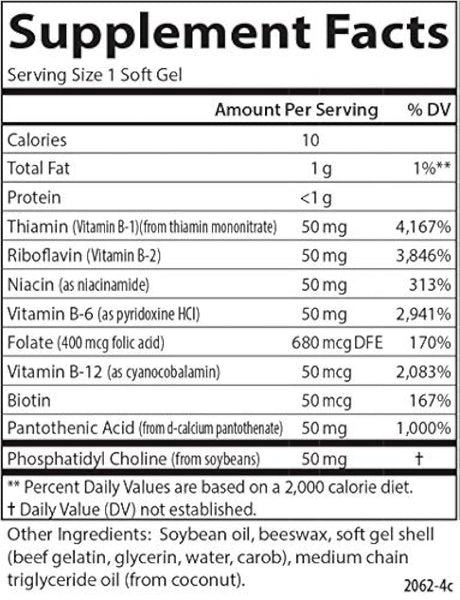 Vitamina B Gel, Complejo