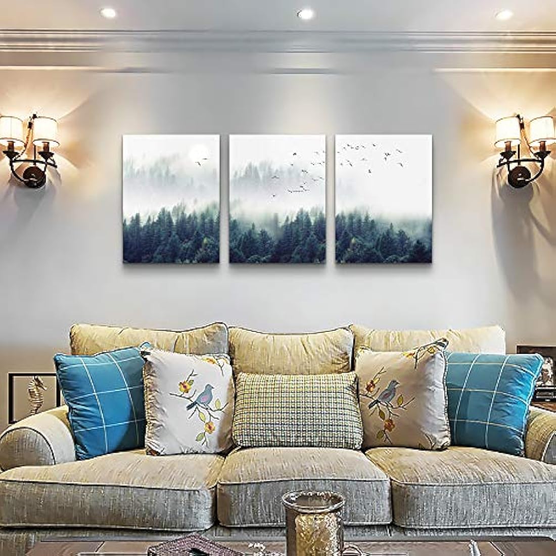 Lienzo decorativo de pared de 3 piezas para sala