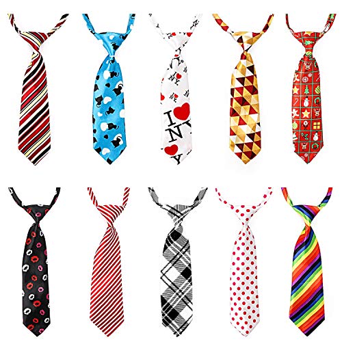 Corbatas para el cuello de perro, 30 corbatas para perro segarty, corbatas ajustables para perros medianos y grandes, collar de corbatas para mascotas, accesorios de aseo para perros, para niñas, niños, perros, San Valentín, cumpleaños, bodas, disfraces
