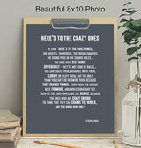 Decoración del hogar motivacional emprendedora 8x10 Lámina