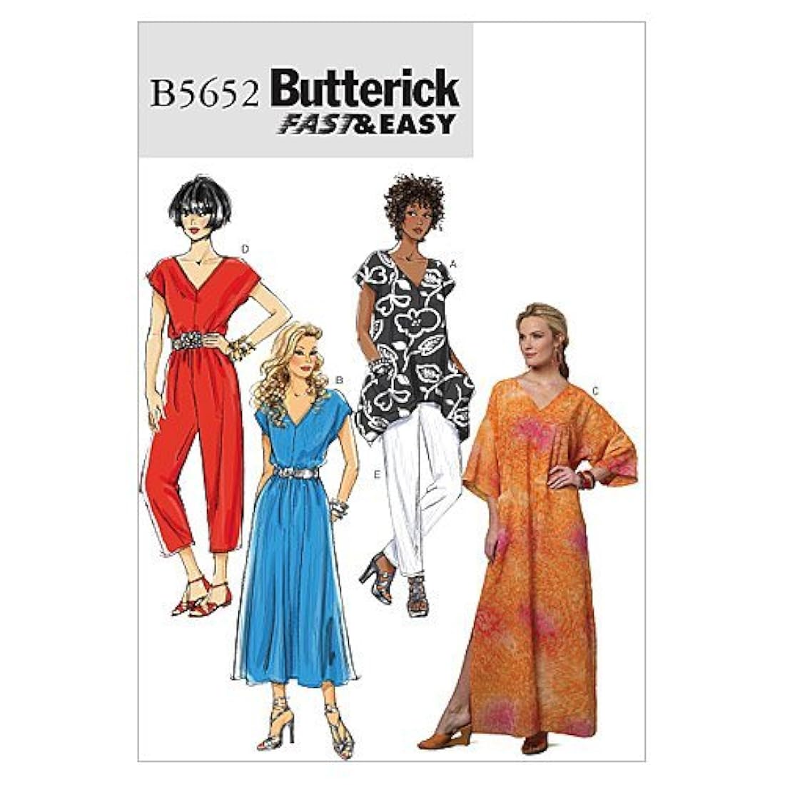 Camiseta de mujer, vestido, caftán - BUTTERICK PATTERNS