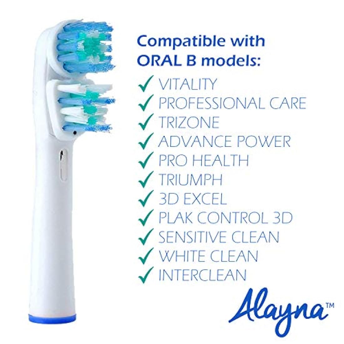 Cabezales de respuesto para cepillos de dientes