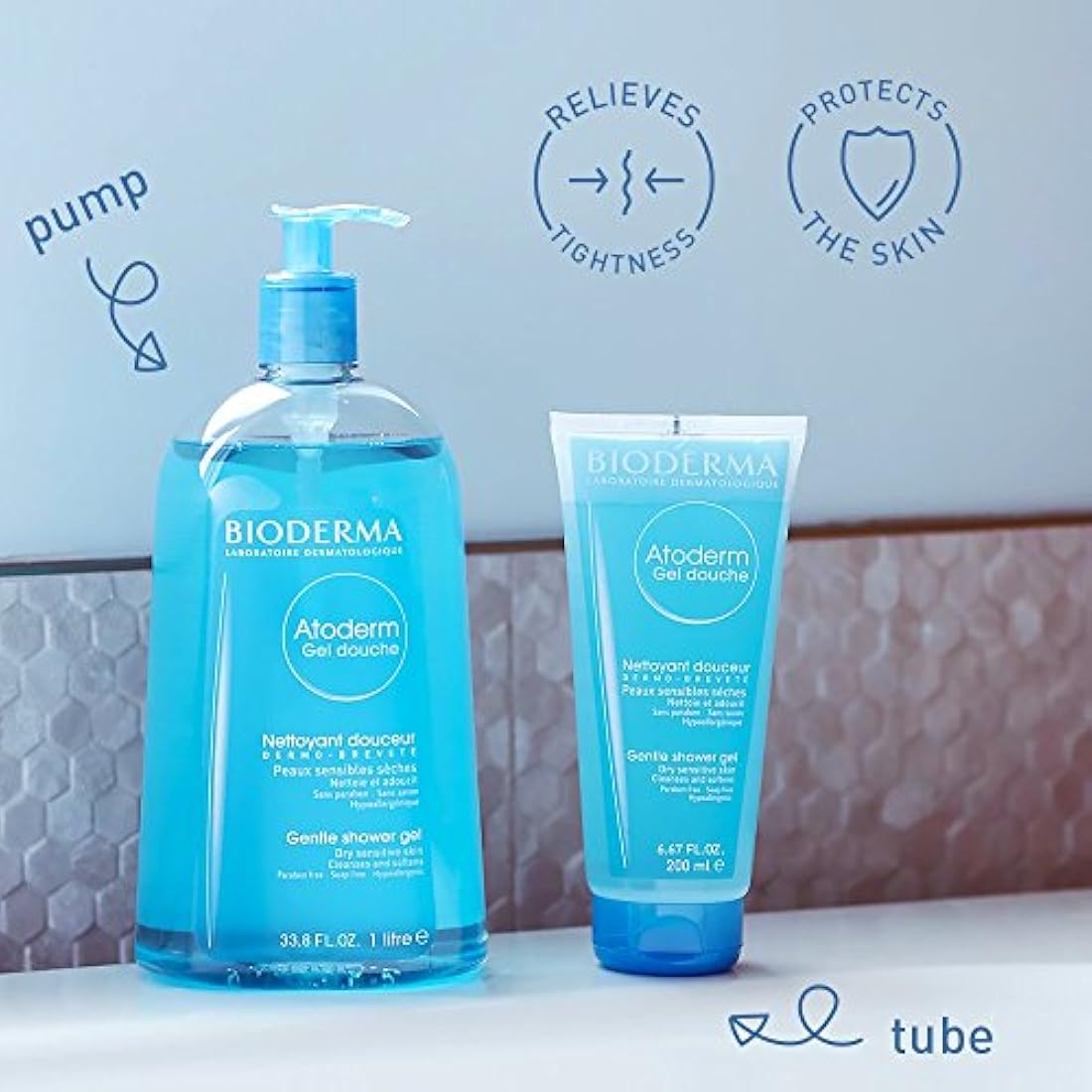 Gel de ducha para familias con piel sensible normal a seca