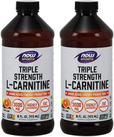 L-Carnitina Líquida 3000mg, Now Foods, 16 oz (2 pack)