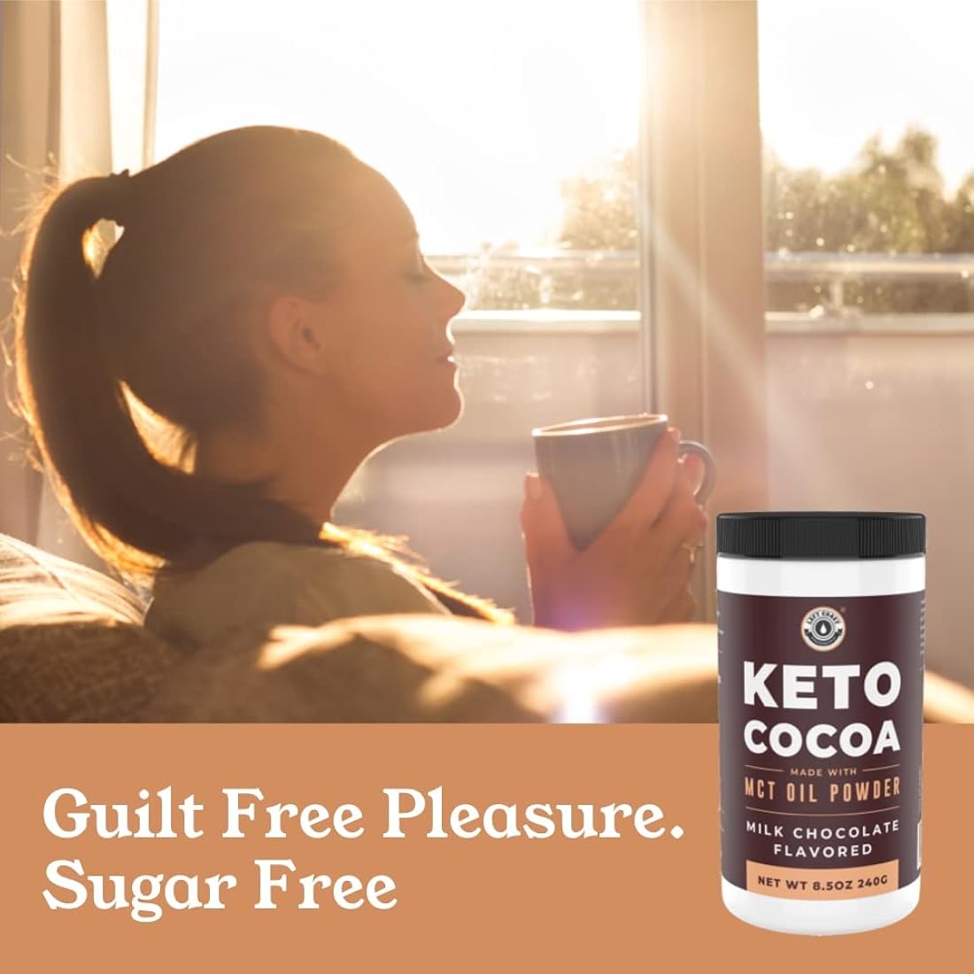 Suplemento Keto Cocoa  Mezcla de bebida caliente en polvo