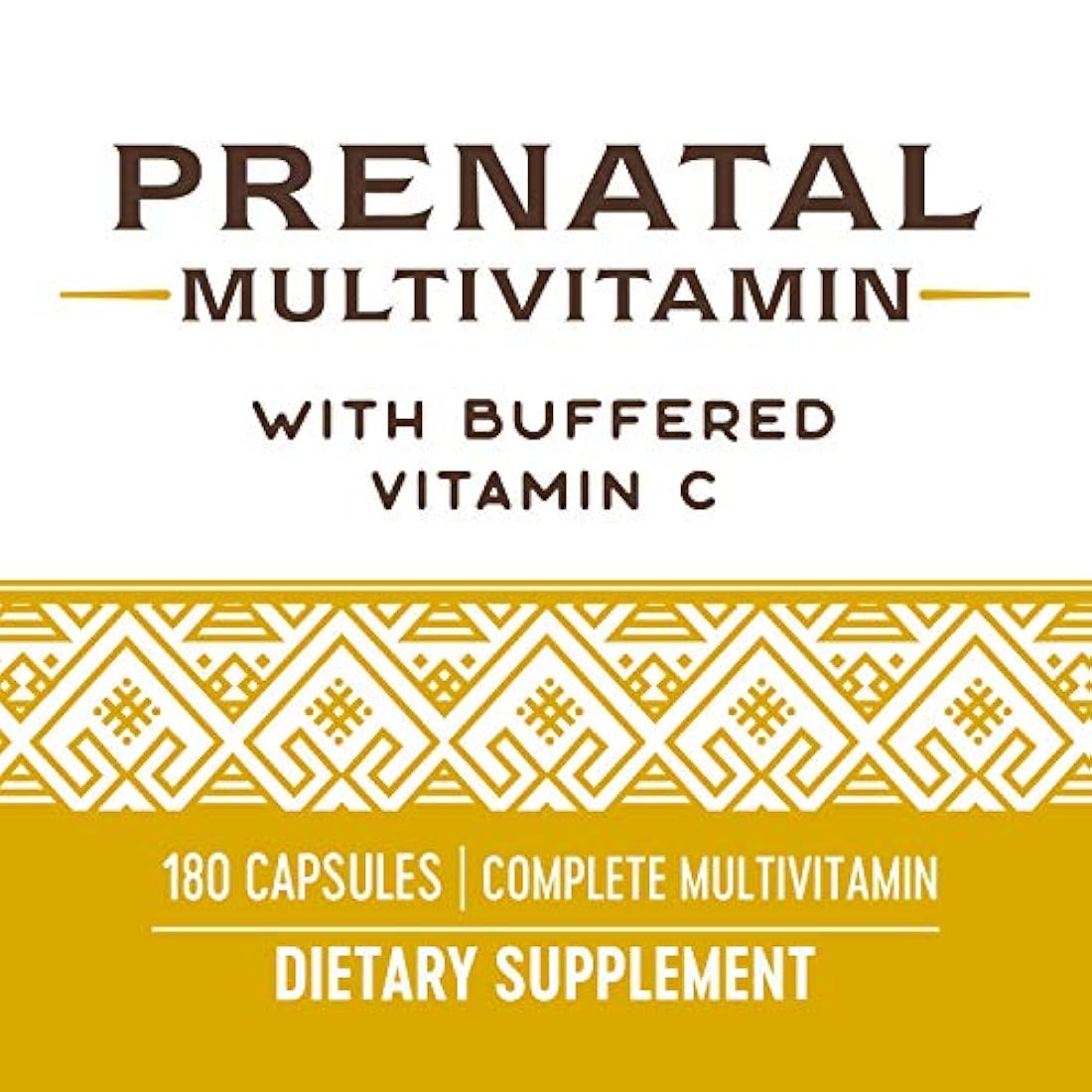 Suplemento diario Prenatal Completo, Multi-Vitamina y Multi-Mineral de Nature's Way, 180 Cápsulas