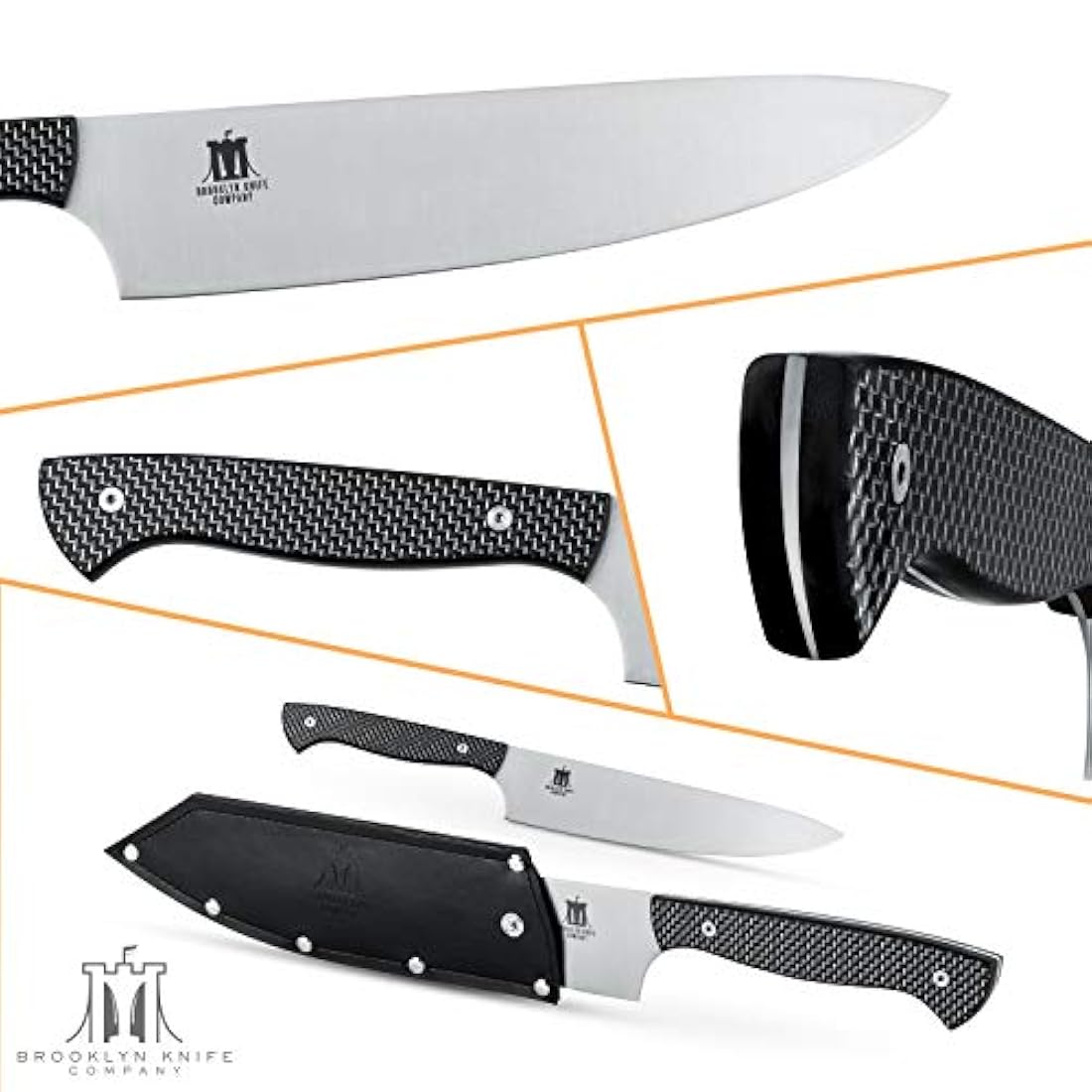 Brooklyn Knife Co. - Cuchillo de chef de fibra de carbono
