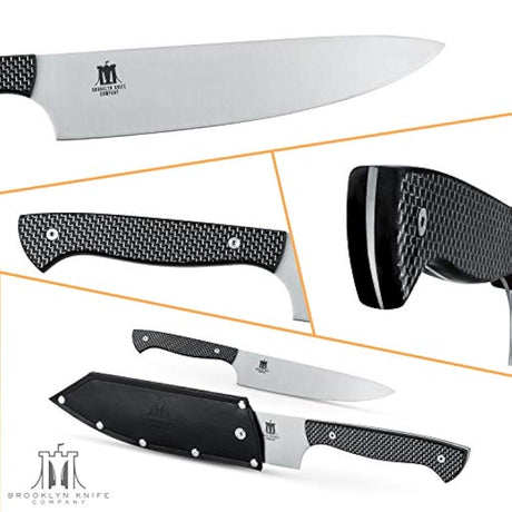 Brooklyn Knife Co. - Cuchillo de chef de fibra de carbono