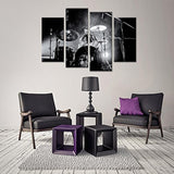 4 pieza con luces en blanco y negro - iHAPPYWALL