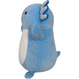Peluches  Squishmallows HugMees Axolote degradado azul  14