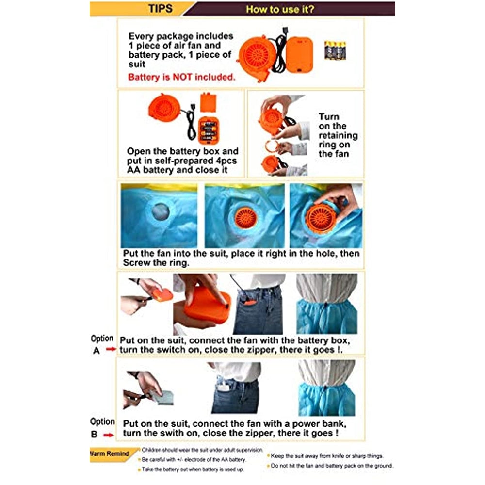 Disfraces Hombres Inflable Traje Niños Gigante Volar Fiesta