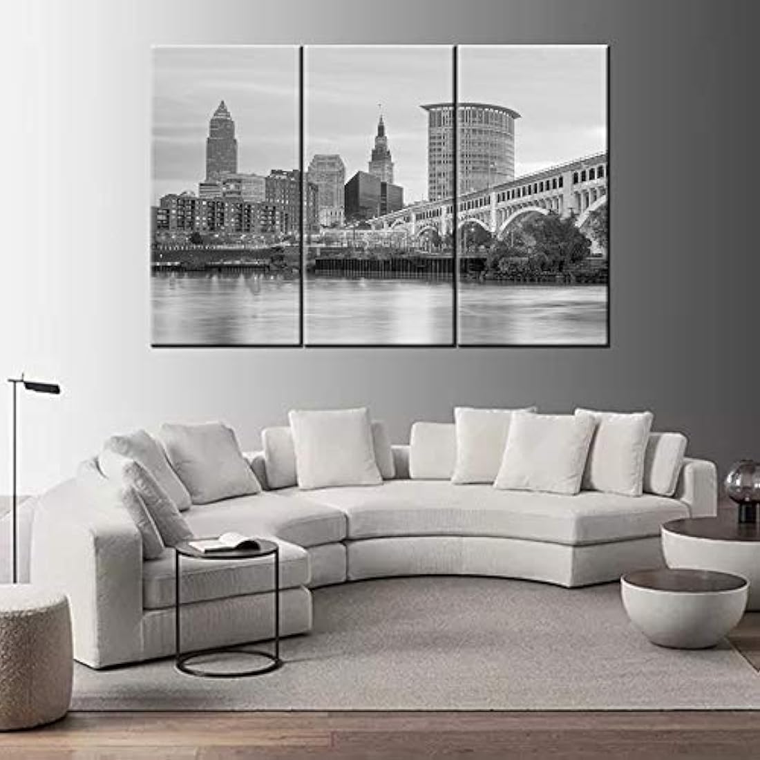 Tumovo City Skyline en lienzo cuadro decoracion