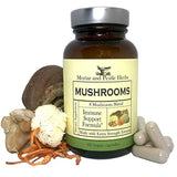 Cápsulas de hongos para hierbas mortero y pestle