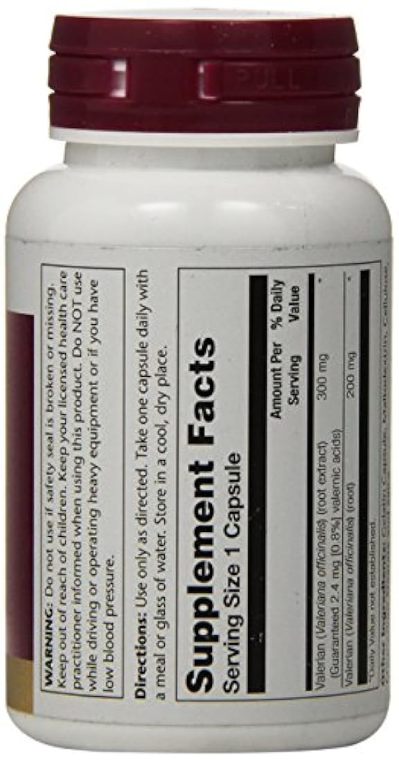 Solaray Uno diario Valeriana Extracto 300 mg 30 Count