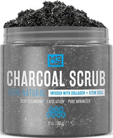 Exfoliante de carbón activado con colágeno M3 Naturals